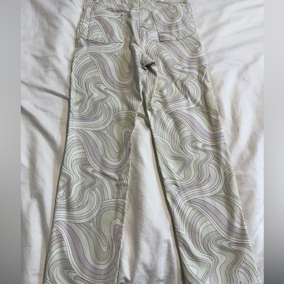 WILFRED Free Vera Pant Printed High Waisted Twill Pants Soft Swirls Neutral - 8 - Picture 11 of 16